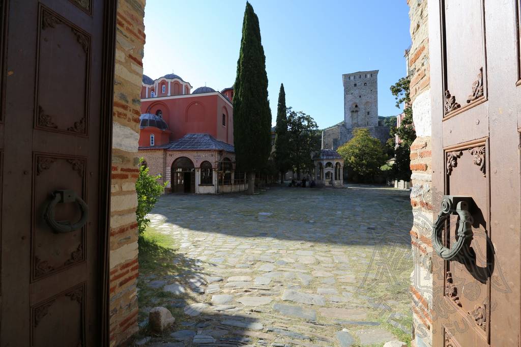 The gates of the Iveron monastery
